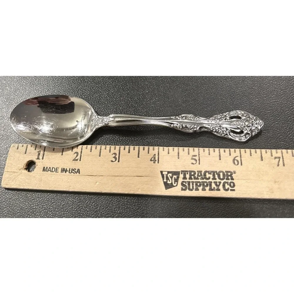 Oneida Michelangelo Heirloom Cube Soup Spoons Spoon Set Of 6‎ Stainless Flatware